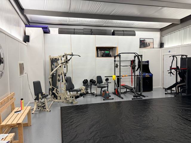 The Driftwood Martial Arts Gym and Training Mats.