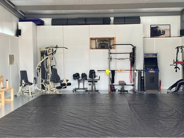 The Driftwood Martial Arts Gym and Training Mats.